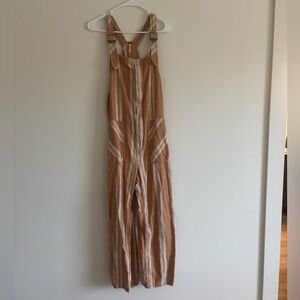 Free People Striped overalls oversize fit size small